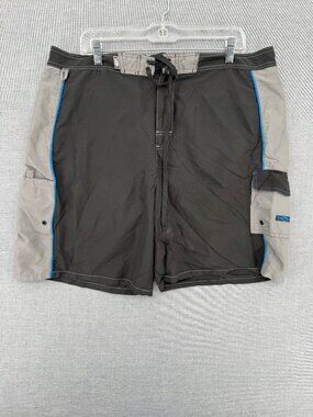 AFTCO Fishing Board Shorts Mens 38 6" Swim Trunks Cargo Pockets Drawstring